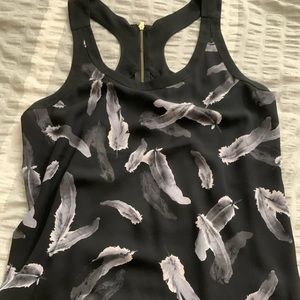 Express feather blouse tank top
